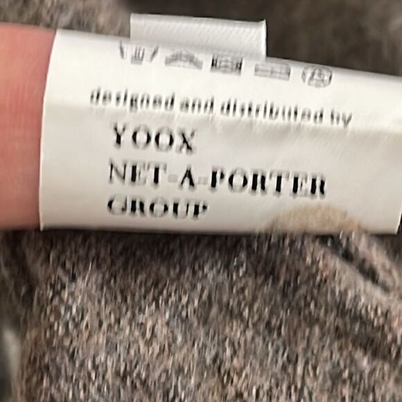 YOOX Sweater Womens XL Turtle Neck 90’s Virgin Wool Italian Knit Brown Academia - Picture 12 of 12